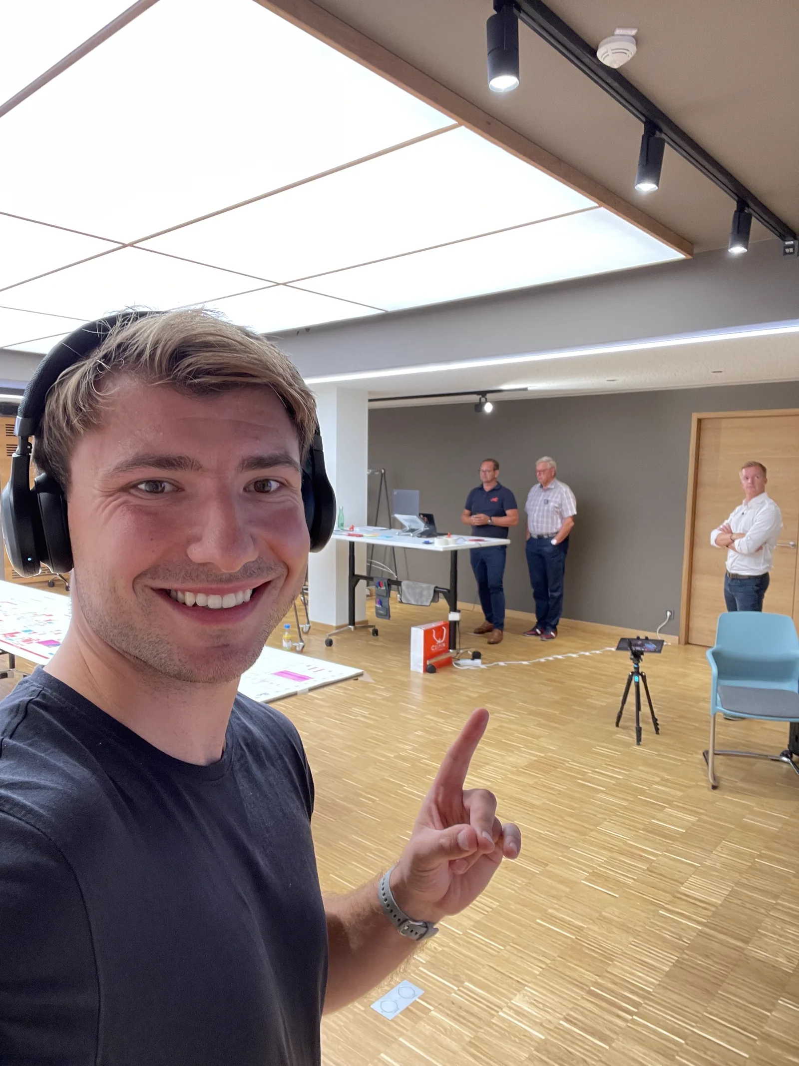 Workshop-Selfie von Simon Dworaczek
